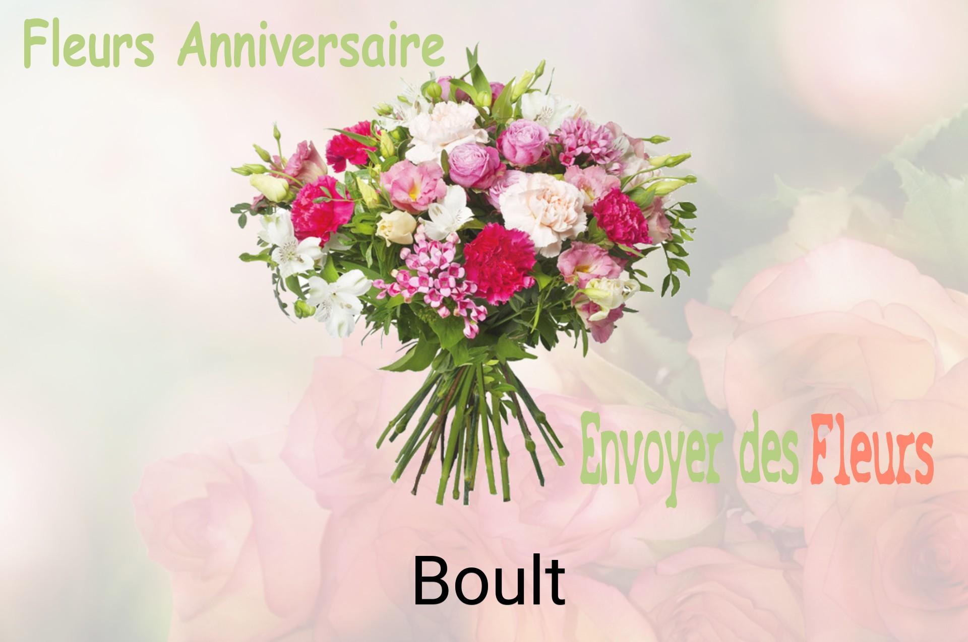 Bouquet de fleurs d’anniversaire livré à Boult